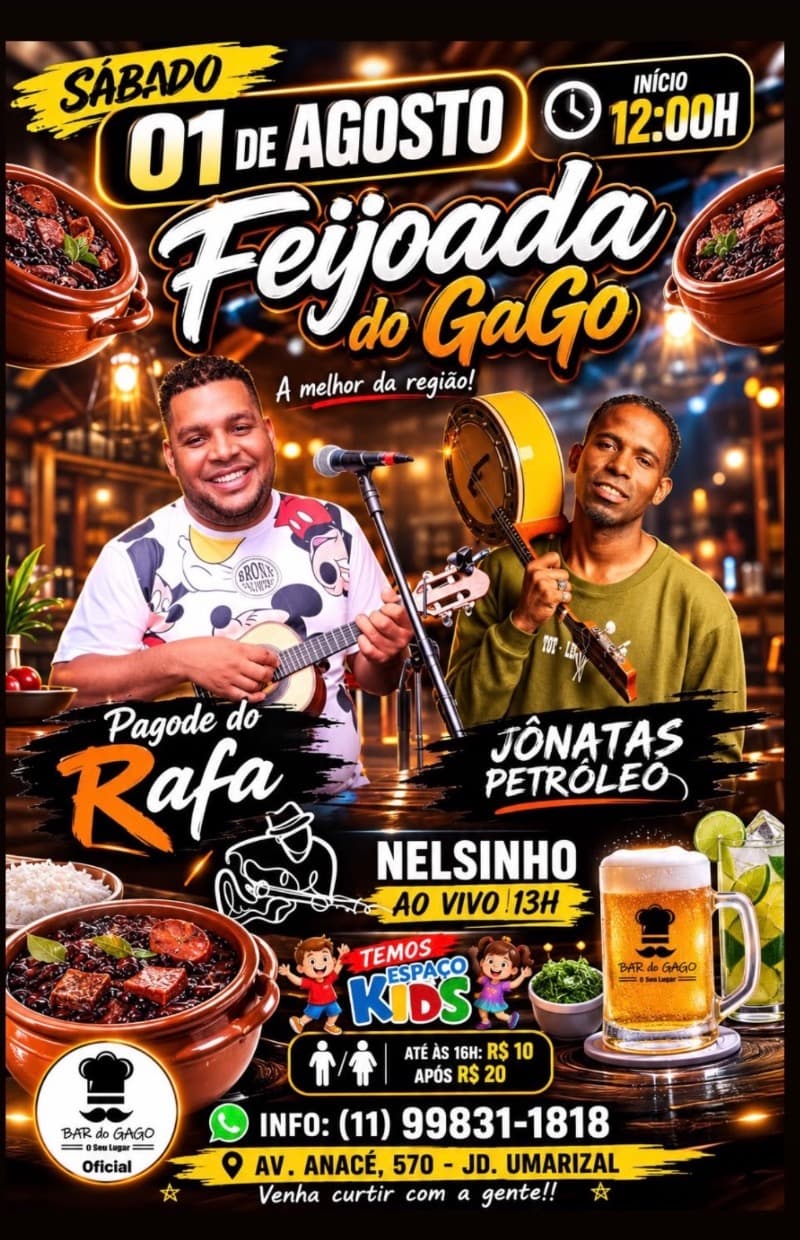 Flyer Bar do Gago