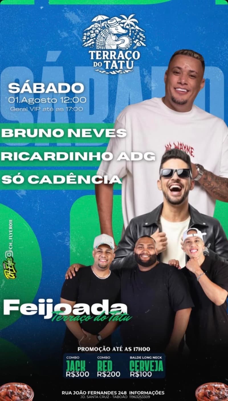 Flyer Terraço do Tatu
