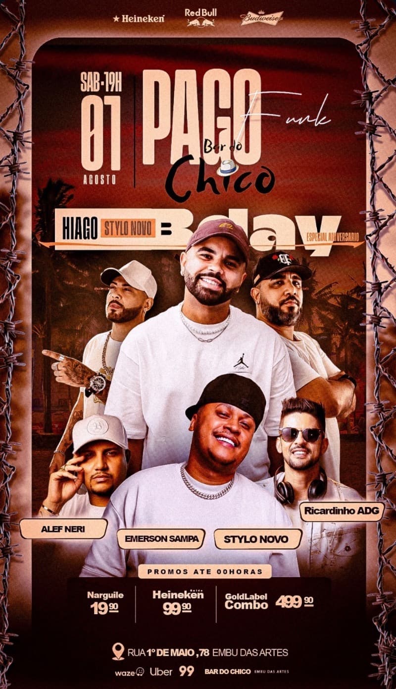 Flyer Bar do Chico
